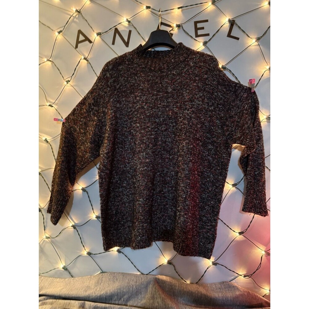 Chaps Sweater in Brown Mix with Hints of Red I feel this could be unisex #1773